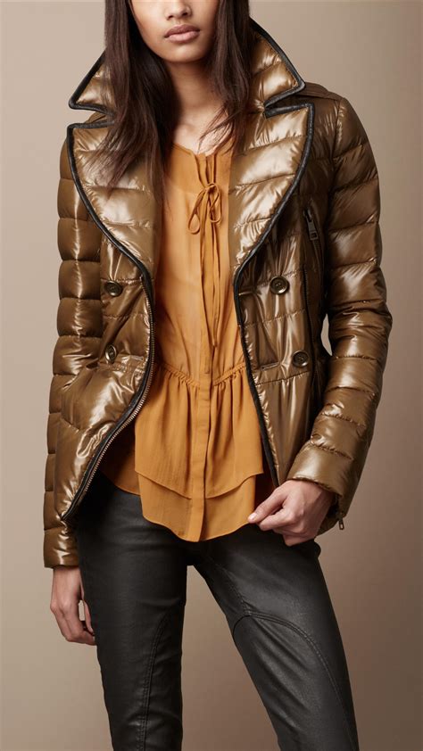 burberry brit puffer|Burberry down filled puffer coat.